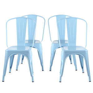 Apatow Industrial Bistro Dining Chair (Set of 4) by Highland Dunes