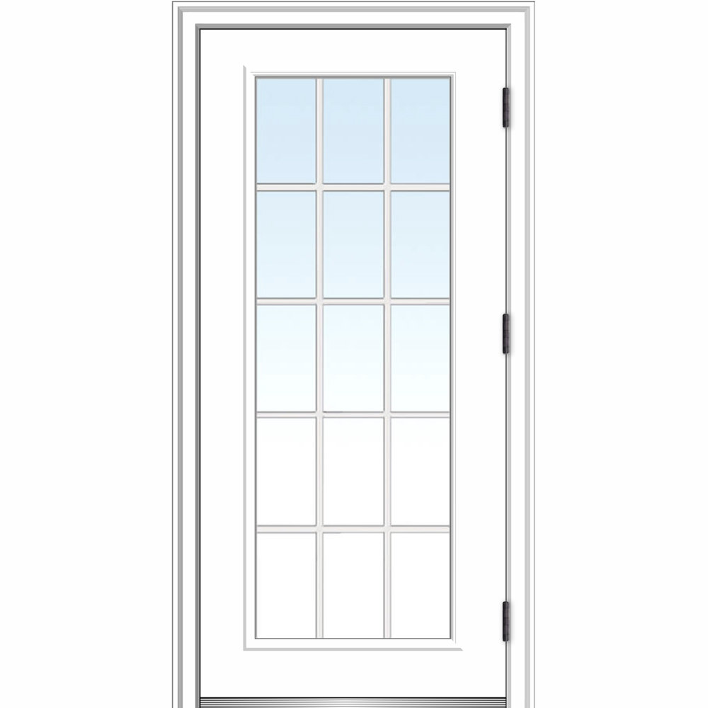 Verona Home Design Internal Grilles Glass Full Lite Primed Steel