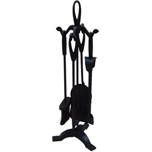 Set Contains 4 Hanging Tools And Stand With Carry Handle Garden