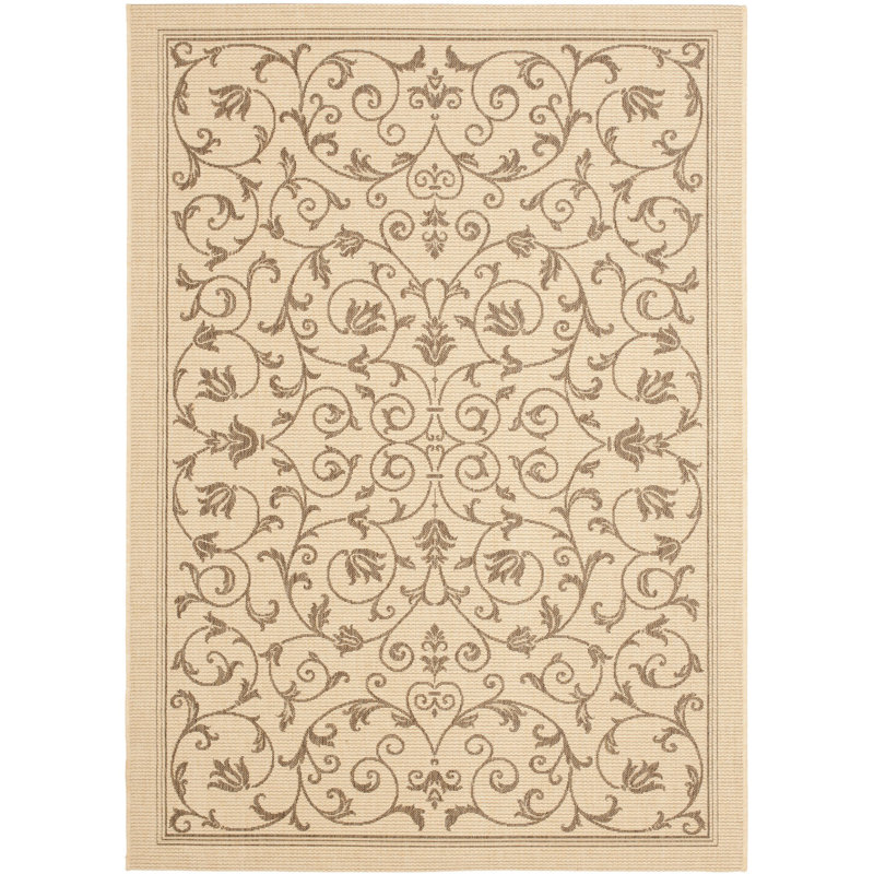 Winston Porter Herefordshire Oriental Brown Indoor Outdoor Area Rug Reviews Wayfair