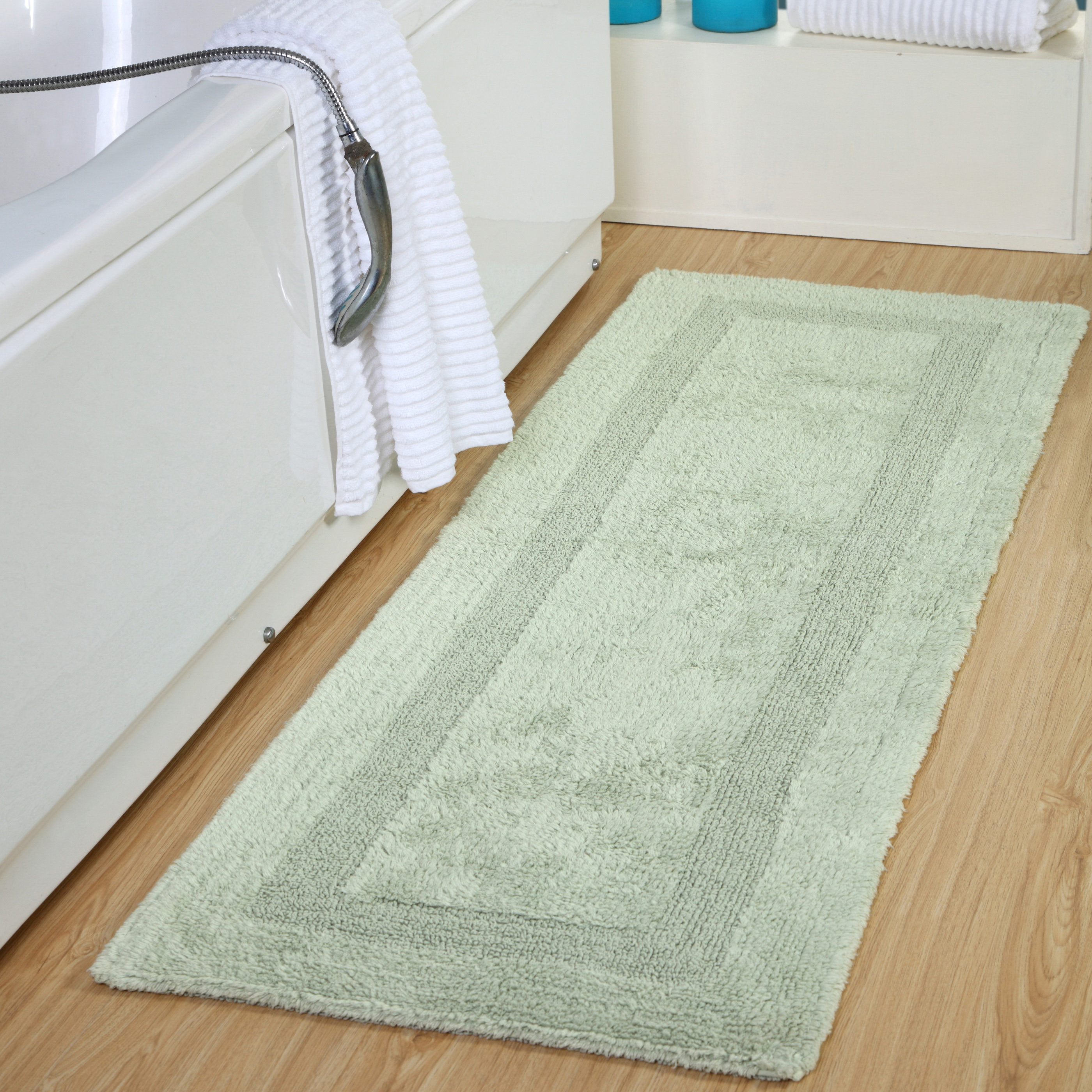 Green Bath Rugs Mats Free Shipping Over 35 Wayfair