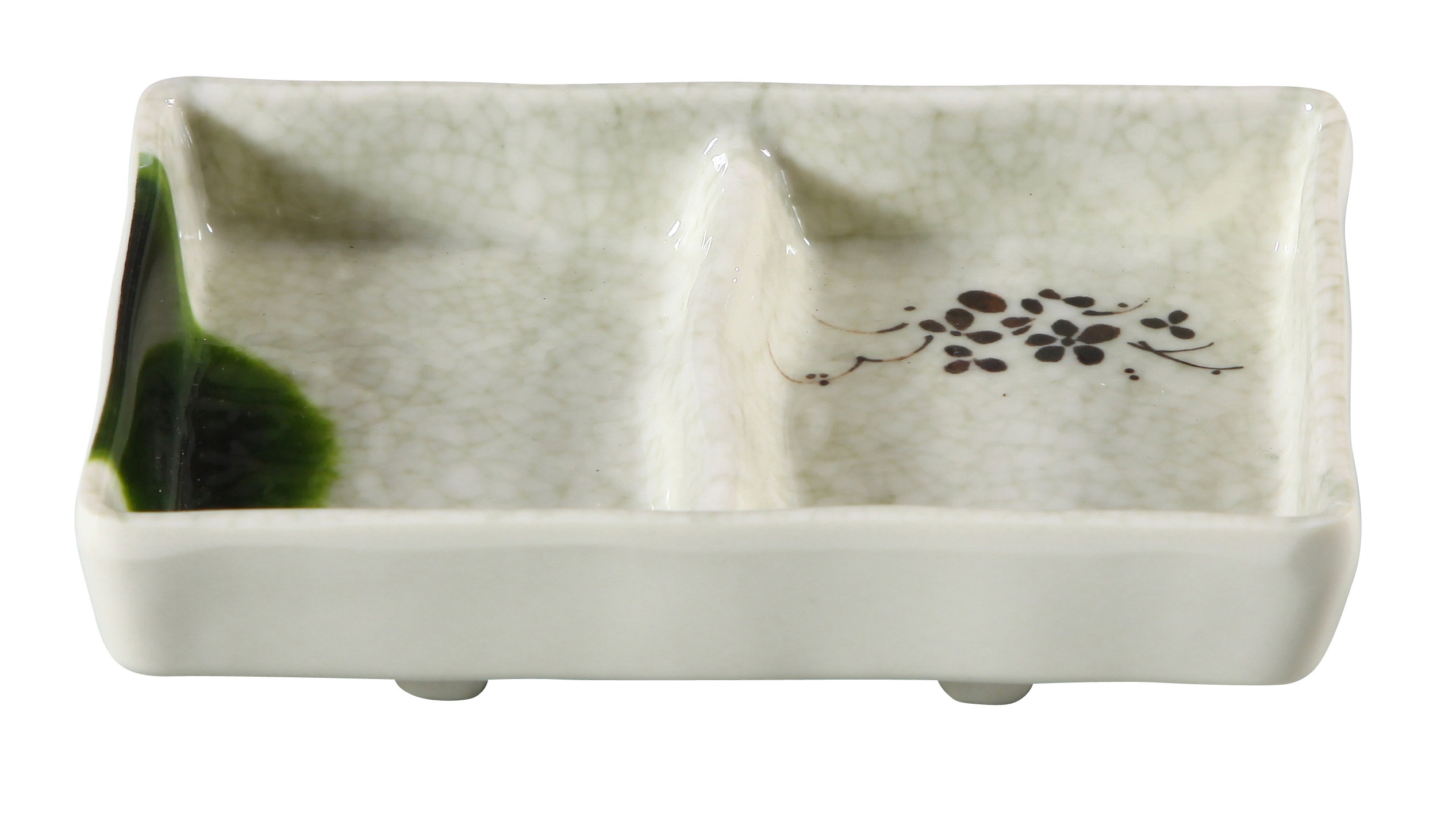 World Menagerie Claypool Divided Double Melamine Condiment Server Wayfair