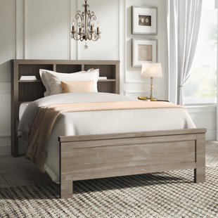 Bedlington Platform Bed with Bookcase by Greyleigh