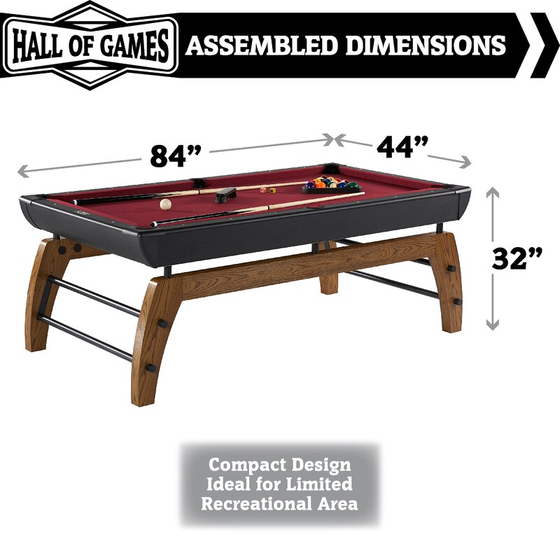 billiard table dimensions