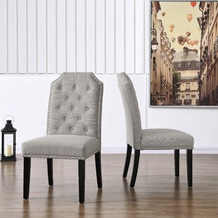 Pilou Tufted Upholstered Parsons Chair (Set Of 2) By Canora Grey