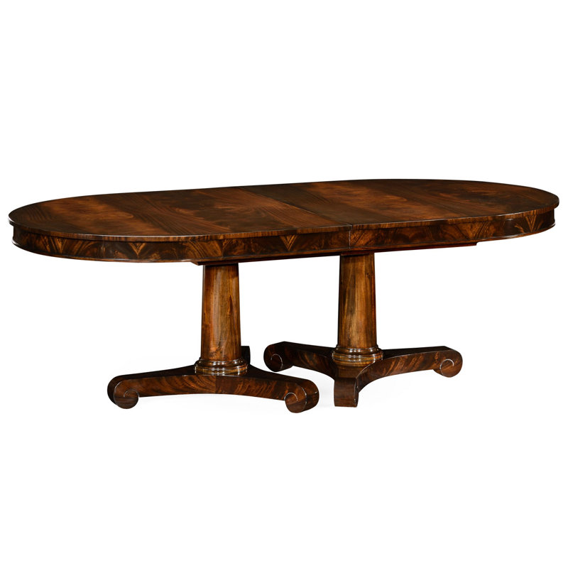 Jonathan Charles Fine Furniture Knightsbridge Biedermeier Extendable Solid Wood Dining Table Perigold
