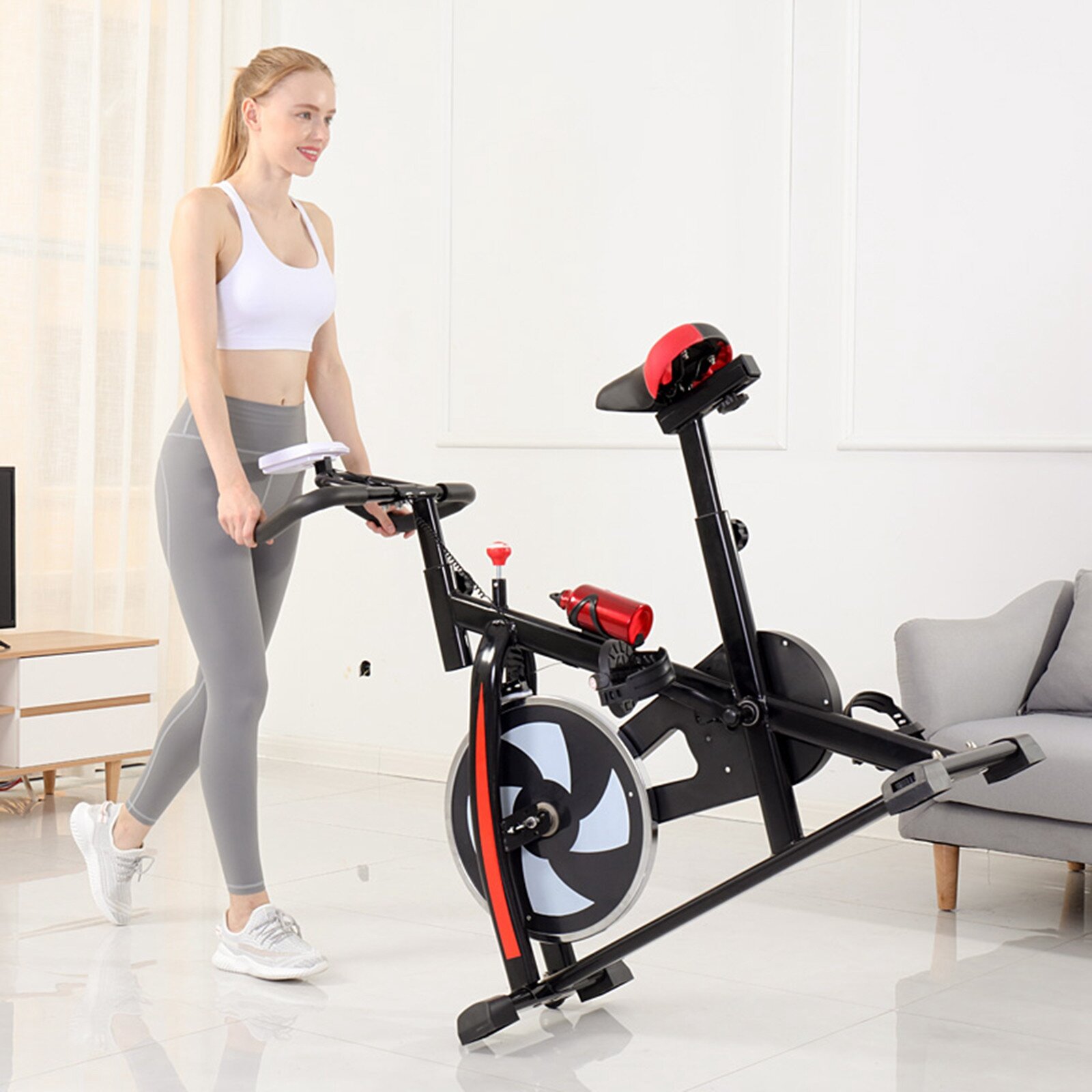 ultra quiet indoor exercise bike