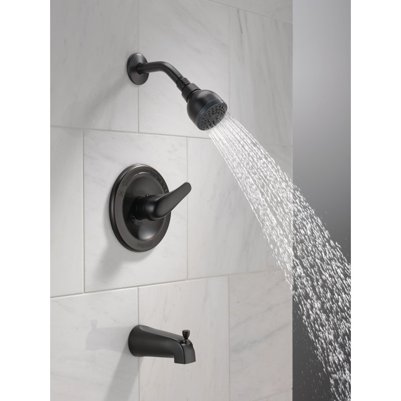 Peerless Faucets Core Pressure Balance Tub And Shower Trim With Single Lever Handle Reviews Wayfair