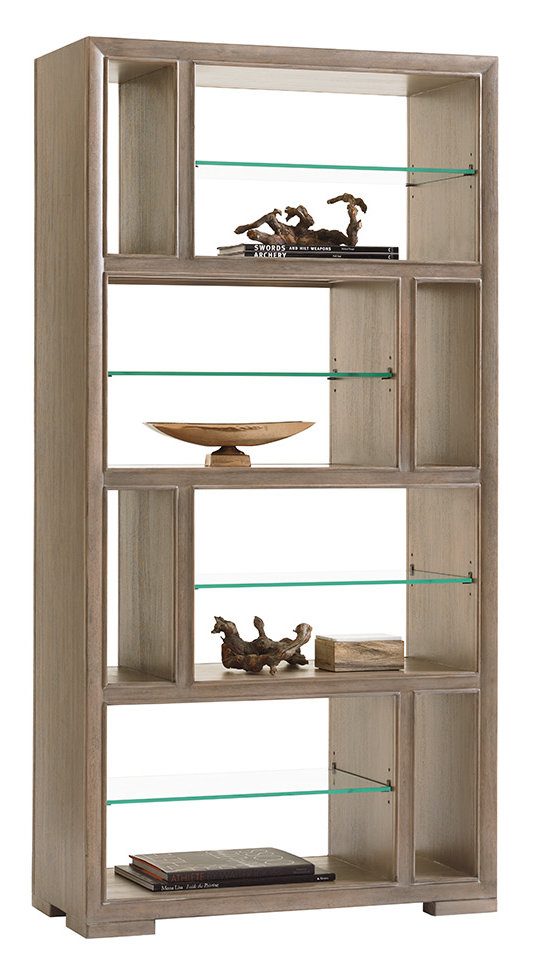 Lexington Shadow Play 80 H X 40 W Geometric Bookcase Wayfair