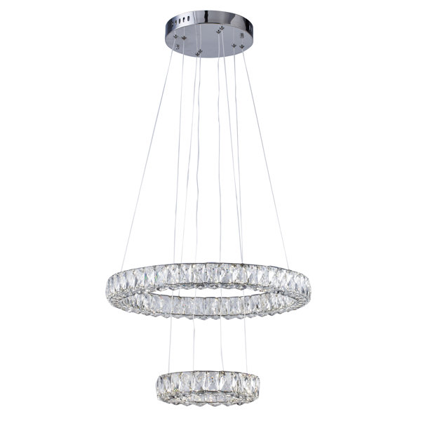 Two Tier Ring Chandelier Wayfair