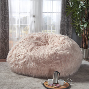 Furry Bean Bag Chair by Greyleigh Modern