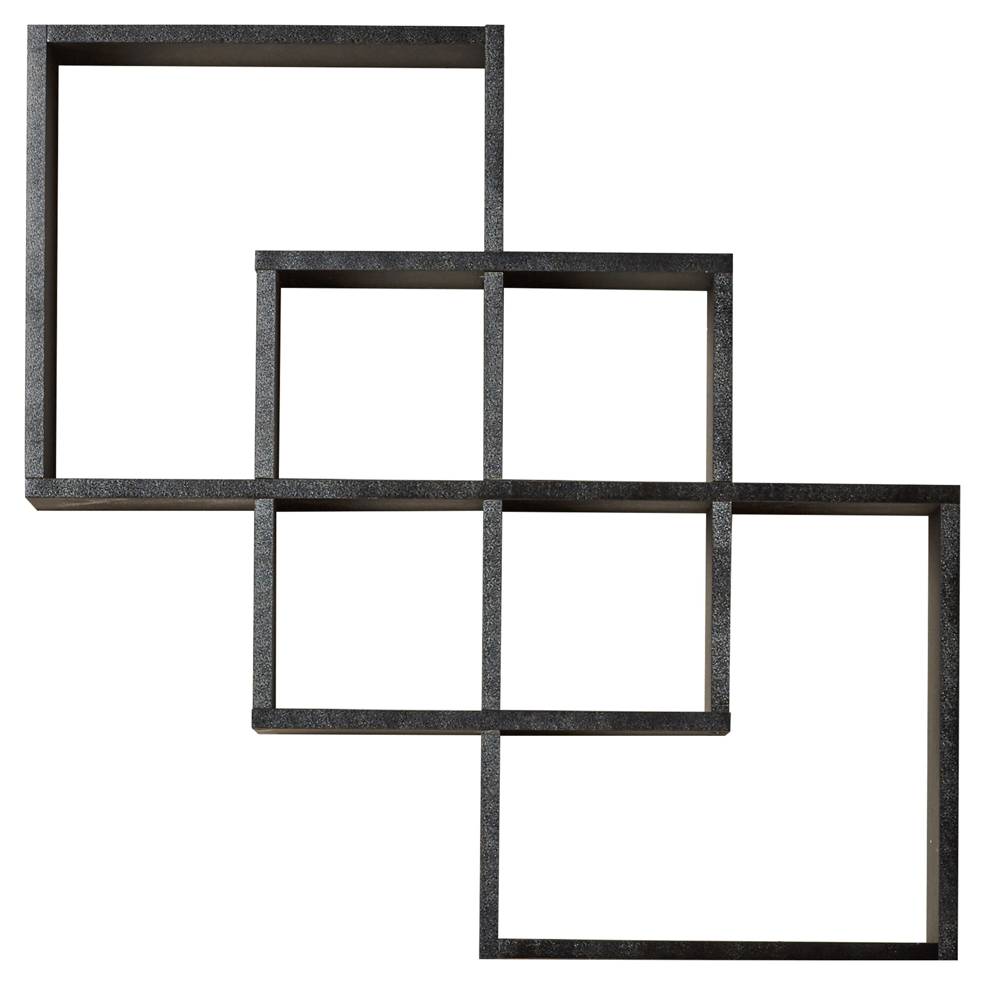 Zipcode Design Odum 3 Intersecting Decorative Wall Shelf Reviews