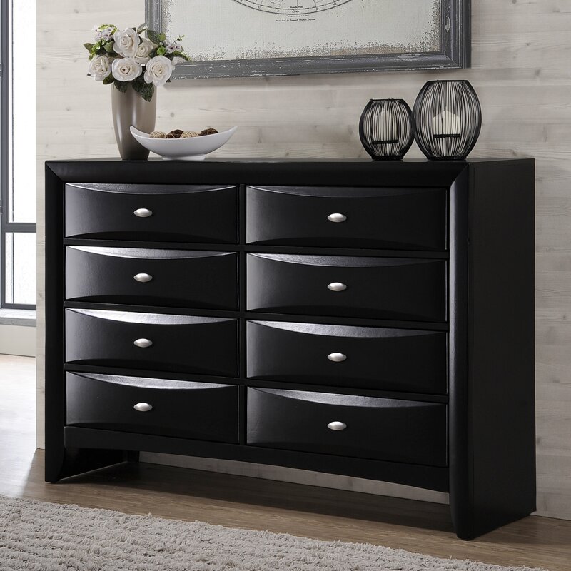 Red Barrel Studio Plumwood 8 Drawer Double Dresser Reviews Wayfair