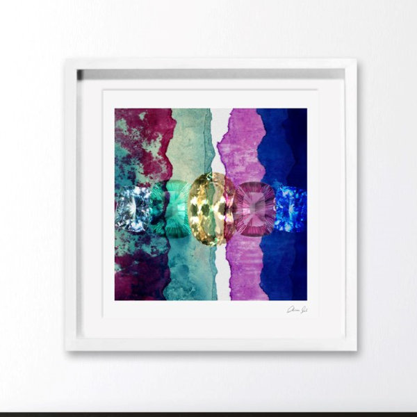 Texture Study I By Oliver Gal Shadowbox Painting Print On