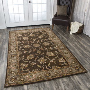 Surya Rugs Riley Wayfair Riley Hand Tufted Wool Mocha Area Rug