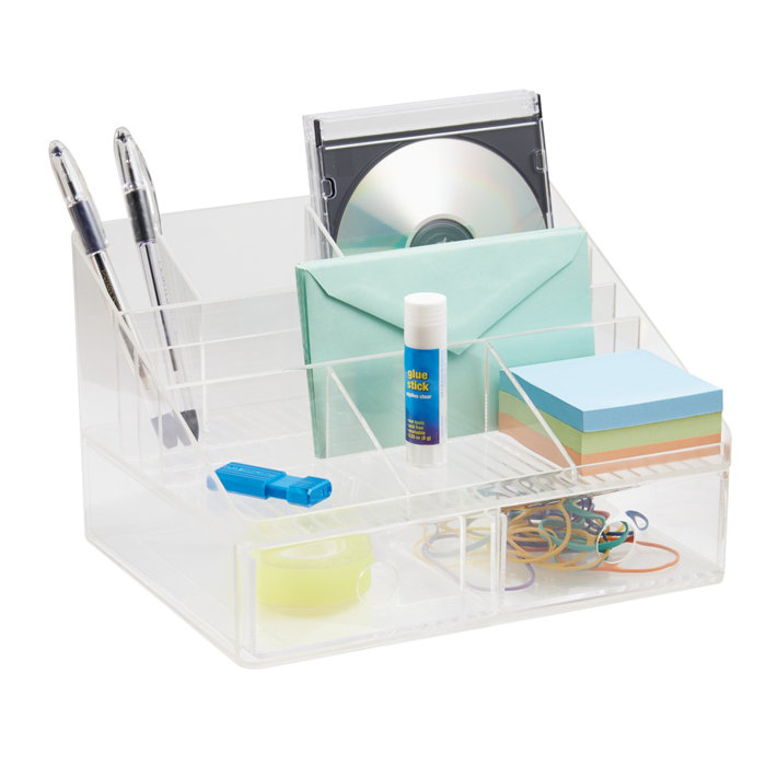 Project Tidy Dee Desk Organizer With Drawer Reviews Wayfair Ca