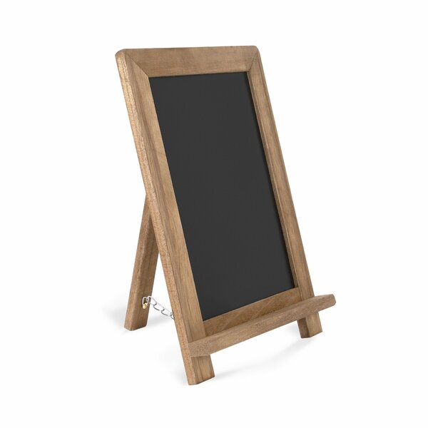 50× Mini Wooden Blackboard Chalkboard with Stand Message Notice Sign Table Board 