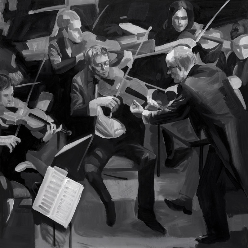 Winston Porter Symphony Orchestra In Music Oil Painting Print On