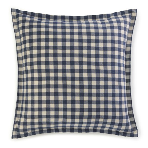 The Pillow Collection Persis Geometric Bedding Sham Blue European/26 x 26 