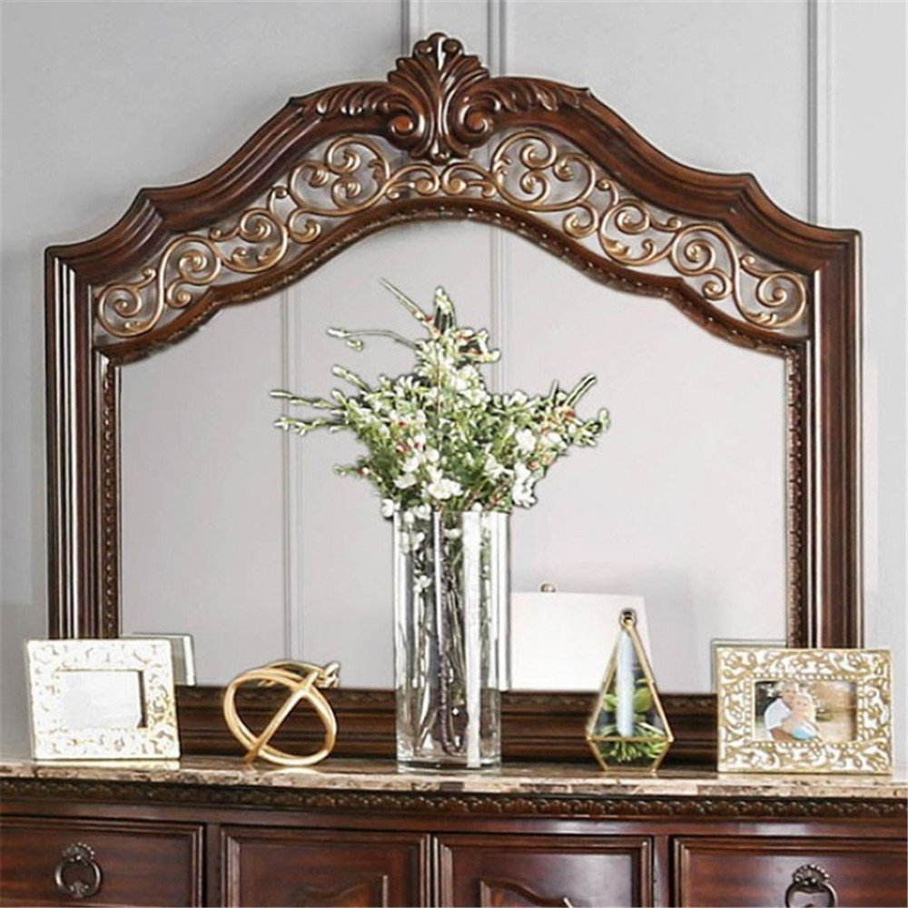 Canora Grey Hennings Arch Wood Dresser Mirror Wayfair