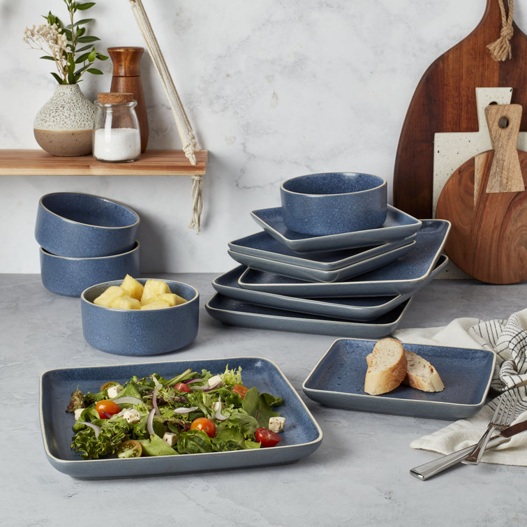 square dishware sets