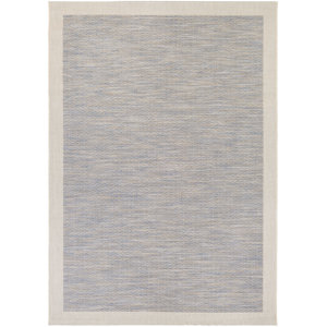 Loranger Blue/Gray Indoor/Outdoor Area Rug