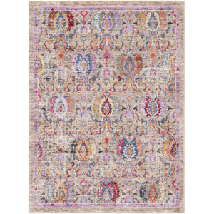 Turner Vintage Camel/Blue Area Rug