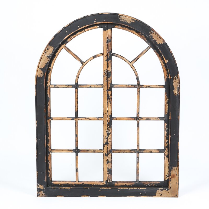 17 Stories Wood Arched Window Wall Decor Reviews Wayfair