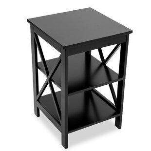 Black Glass Side Table Wayfair Co Uk