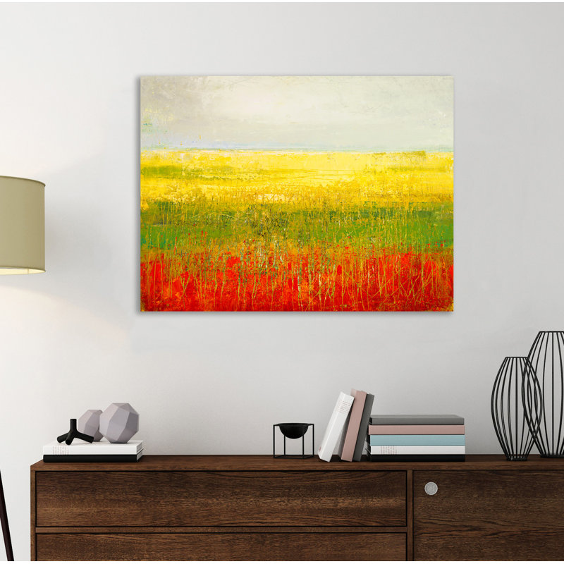 Winston Porter A Field Of Marigolds Acrylic Painting Print On