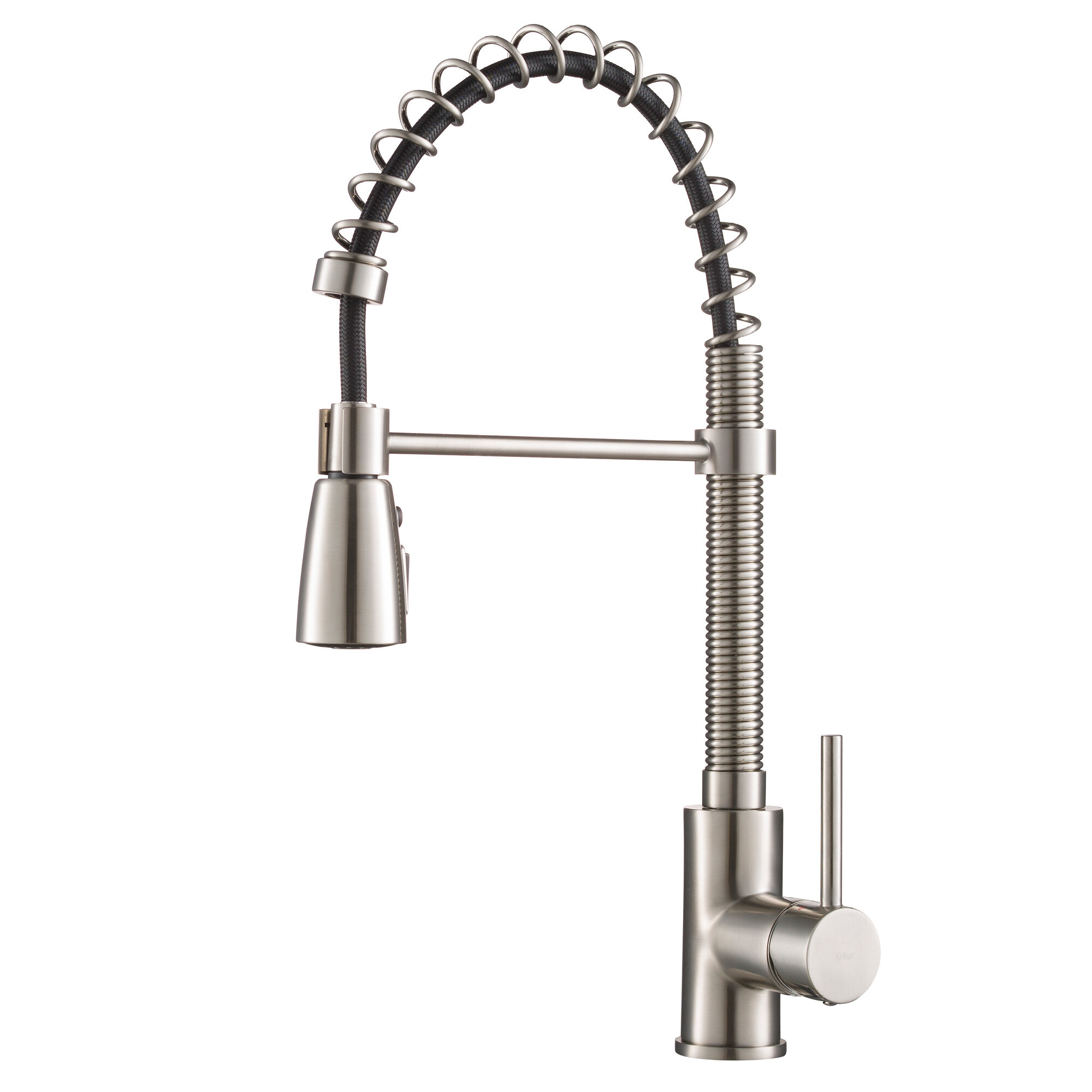 Pull Down Single Handle Kitchen Faucet Reviews Allmodern