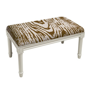 Go to store & view more images Bloomsbury Market Poirier Faux Bois Wood Bench