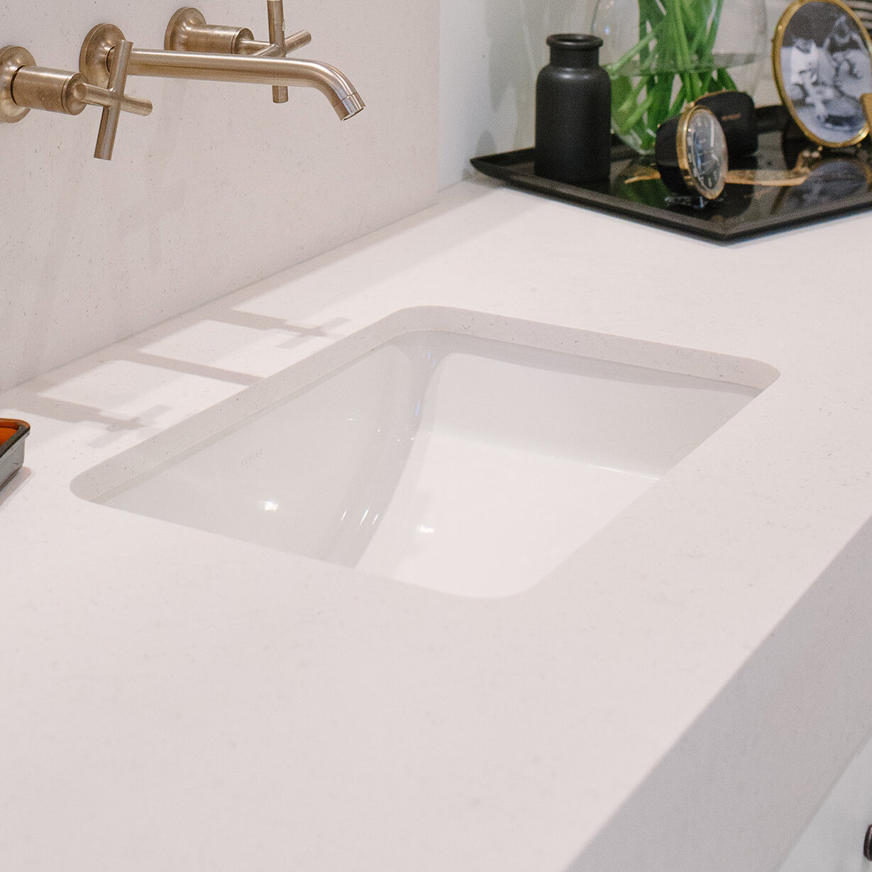 Kohler Ladena Finish Ceramic Rectangular Undermount Bathroom Sink With Overflow Reviews Wayfairca