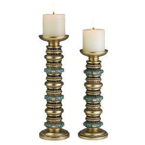 Camero 2 Piece Candlestick Set