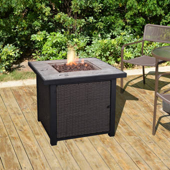 Deckmate Franklin Cast Iron Wood Burning Outdoor Fireplace