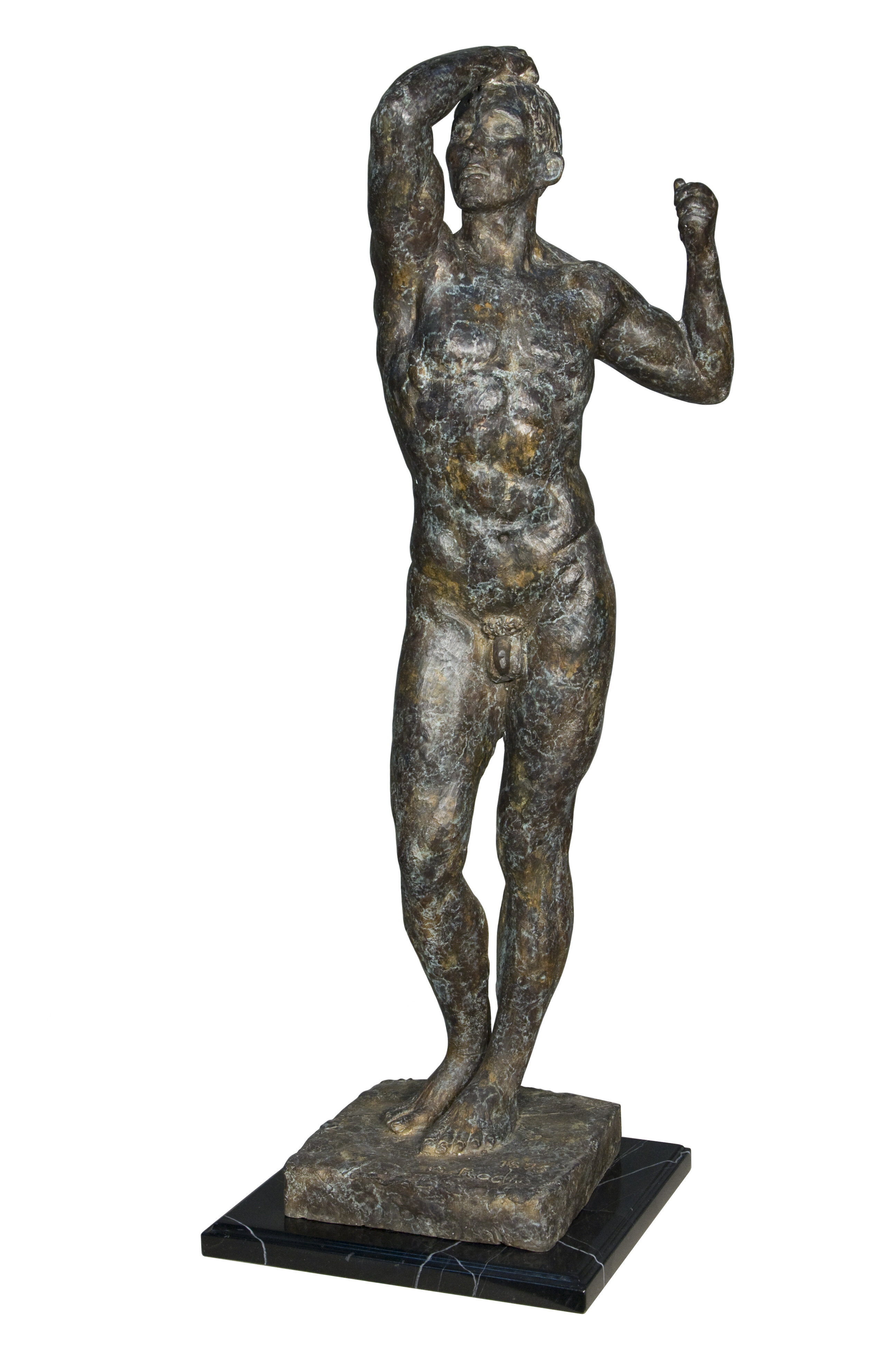 BRONZE & MORE Rodin StandingOn Marble Base | Wayfair