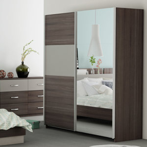 Schwebetürenschrank Georgia, 203 cm H x 170 cm ..