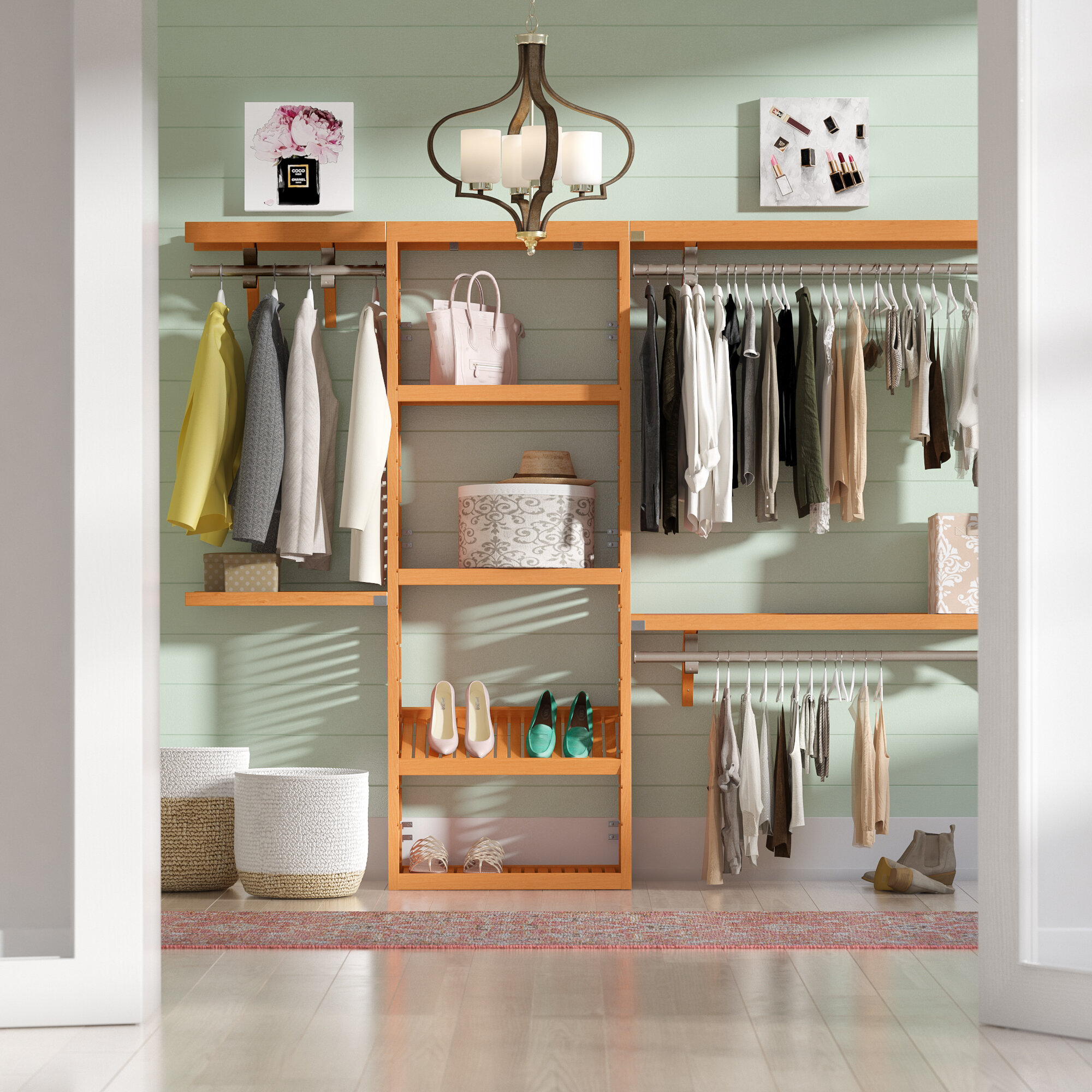 Solid Wood Closet Systems