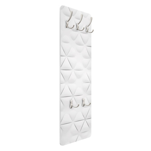 Abstract 3D Triangles Wall Mounted Coat Rack Symple Stuff