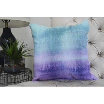 Ebern Designs Ferrel Painted Sunset Square Pillow Cover And Insert Wayfair