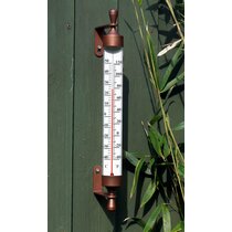 WALL THERMOMETER Indoor Outdoor Home Office Garden Temperature Summer Mounted