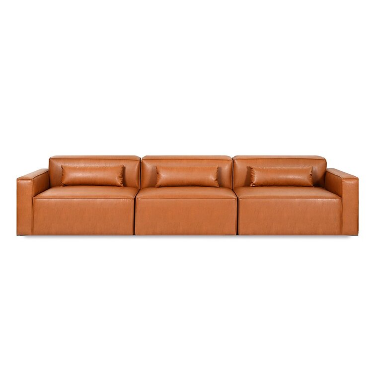 Gus Modern modular vegan apple leather sofa