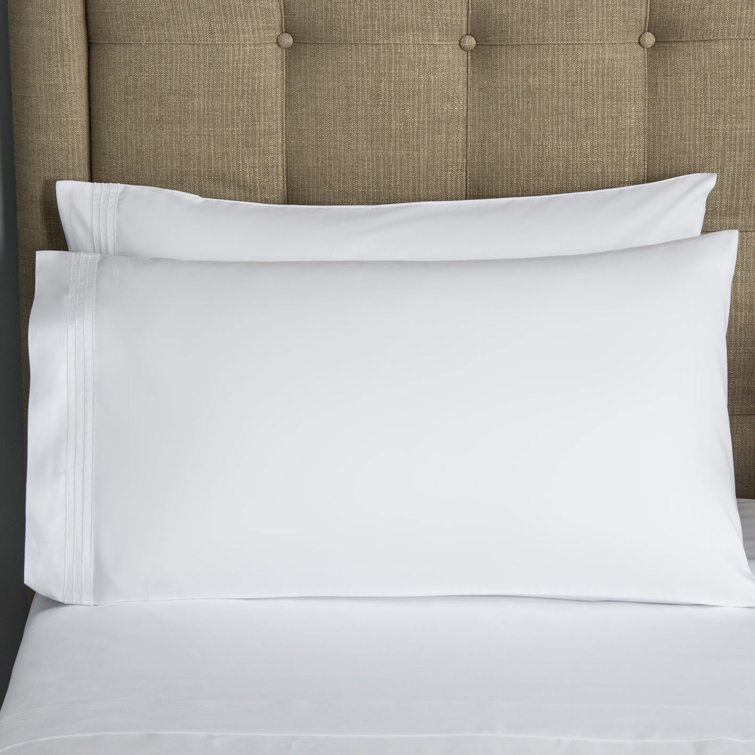Pack Of 2 100/% Egyptian Cotton Pillow Cases 200 Thread Count