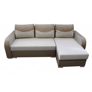 Ecksofa Arosa mit Bettfunktion von Mebas Polster..