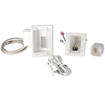Datacomm Electronics Flat Panel Tv Cable Organizer Kit With