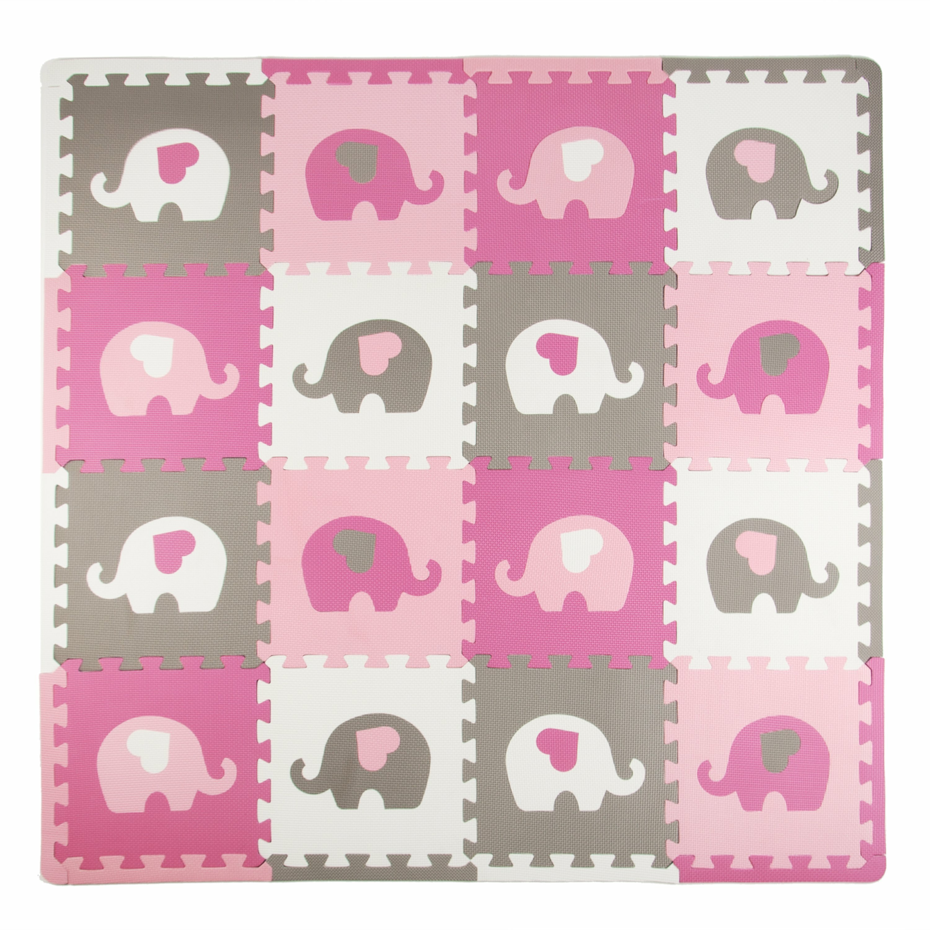 Tadpoles Elephants With Hearts Interlocking Foam Playmat Reviews