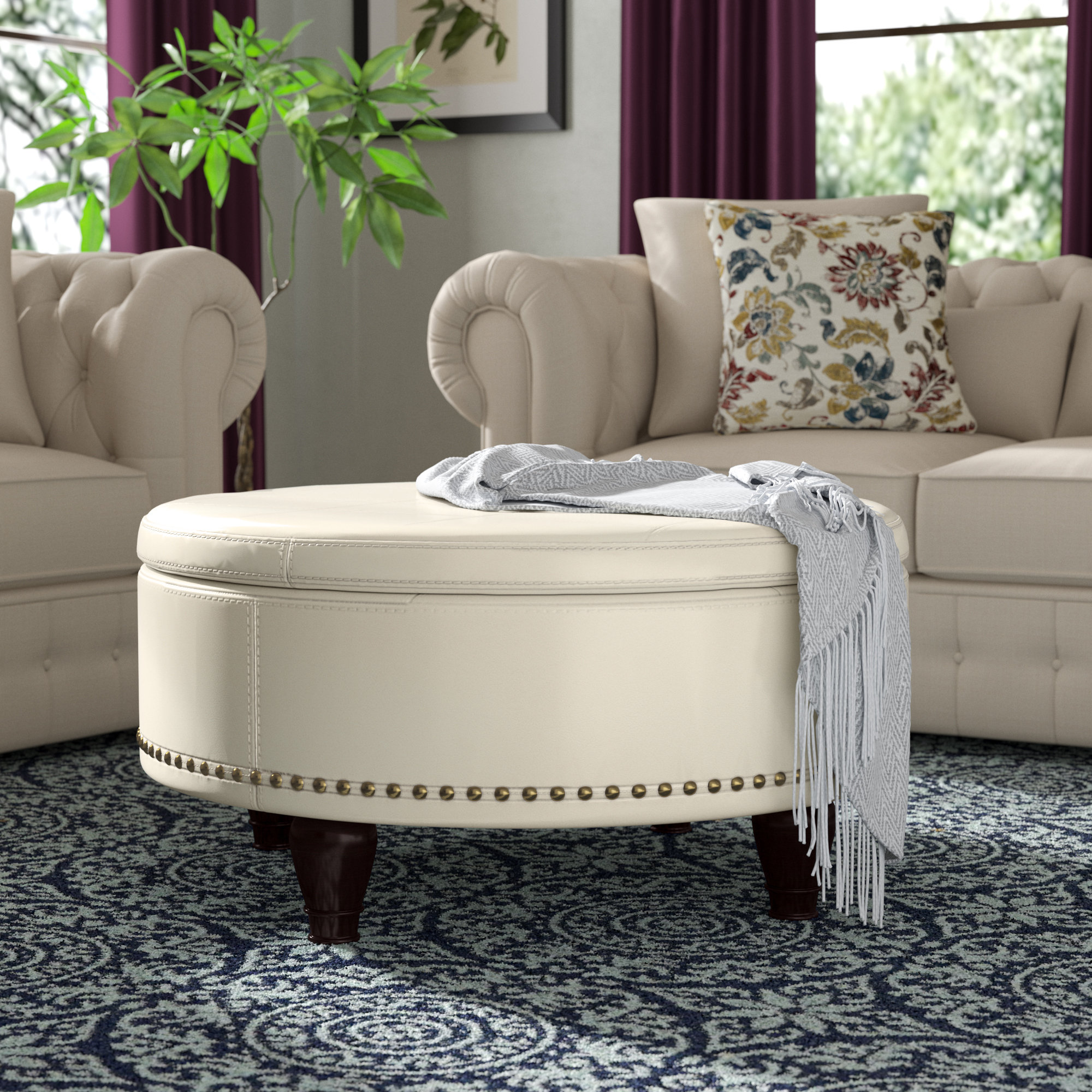 Ottomans Poufs You Ll Love Wayfair