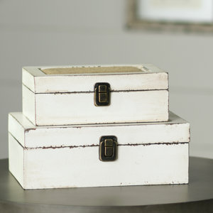 Brittany 2 Piece Decorative Box Set