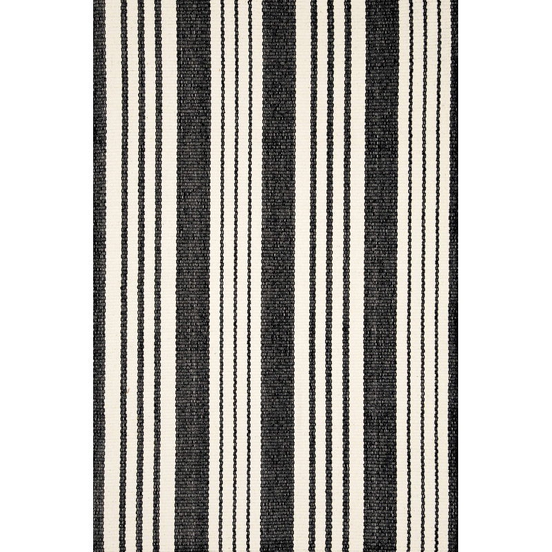 Dash And Albert Rugs Birmingham Striped Handmade Flatweave Black White Indoor Outdoor Area Rug Reviews Wayfair