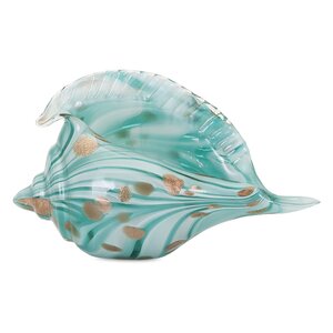 Coastal Glass Shell Sculpture